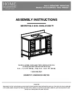 Предварительный просмотр 1 страницы Home Decorators Collection MERRYFIELD 19112-VS49-DG Assembly Instructions Manual