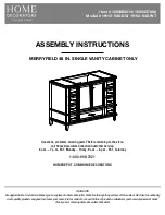 Предварительный просмотр 1 страницы Home Decorators Collection MERRYFIELD 419112-V48-DG Assembly Instructions Manual