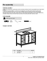 Предварительный просмотр 5 страницы Home Decorators Collection MONTEBEII 19046-VS49-WT Assembly Instructions Manual