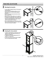 Предварительный просмотр 5 страницы Home Decorators Collection MPBNL1858 Use And Care Manual