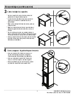 Предварительный просмотр 12 страницы Home Decorators Collection MPBNL1858 Use And Care Manual