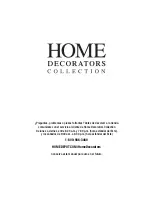 Предварительный просмотр 14 страницы Home Decorators Collection MPBNL1858 Use And Care Manual