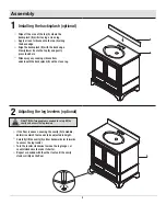 Предварительный просмотр 4 страницы Home Decorators Collection MPBNVT3122 Use And Care Manual