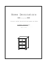 Предварительный просмотр 1 страницы Home Decorators Collection OXFORD BF-22419 Assembly Instructions Manual