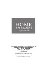 Предварительный просмотр 6 страницы Home Decorators Collection PJJ242 Use And Care Manual