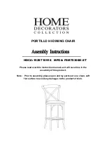 Предварительный просмотр 1 страницы Home Decorators Collection PORTILLO FSM70308H-ST Assembly Instructions Manual