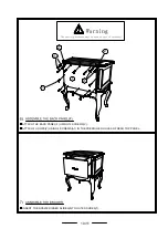 Предварительный просмотр 10 страницы Home Decorators Collection PROVENCE BF-24686 Assembly Instructions Manual