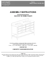 Предварительный просмотр 1 страницы Home Decorators Collection ROCCO 20126-VS61EW-CBG Assembly Instructions Manual