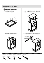 Предварительный просмотр 8 страницы Home Decorators Collection ROYCE SK19051Dr1-PW Use And Care Manual