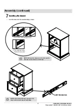 Предварительный просмотр 11 страницы Home Decorators Collection ROYCE SK19051Dr1-PW Use And Care Manual