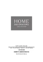 Предварительный просмотр 11 страницы Home Decorators Collection SK19442B Use And Care Manual