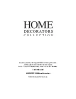 Preview for 7 page of Home Decorators Collection SLGV3022DL Use And Care Manual