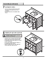 Preview for 6 page of Home Decorators Collection STANHOPE 1002401692 Use And Care Manual