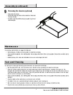 Preview for 7 page of Home Decorators Collection STANHOPE 1002401692 Use And Care Manual