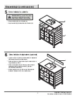 Preview for 14 page of Home Decorators Collection STANHOPE 1002401692 Use And Care Manual