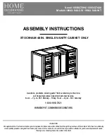 Home Decorators Collection STOCKHAM 19043-V48-CG Assembly Instructions Manual предпросмотр