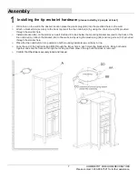 Предварительный просмотр 7 страницы Home Decorators Collection STURGESS 19111-LT23-DG Assembly Instructions Manual