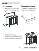 Предварительный просмотр 6 страницы Home Decorators Collection STURGESS 19111-VS43-NB Assembly Instructions Manual