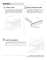 Предварительный просмотр 6 страницы Home Decorators Collection STURGESS 19111S-VS61C-DG Assembly Instructions Manual