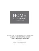 Предварительный просмотр 28 страницы Home Decorators Collection SUN VALLEY Use And Care Manual