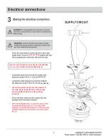 Preview for 9 page of Home Decorators Collection SW19110 BN Use And Care Manual