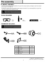 Предварительный просмотр 4 страницы Home Decorators Collection TERRYN TJ-TNV3120WH Assembly Instructions Manual