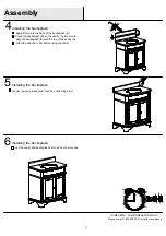 Предварительный просмотр 7 страницы Home Decorators Collection TERRYN TJ-TNV3120WH Assembly Instructions Manual