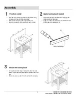 Предварительный просмотр 6 страницы Home Decorators Collection THORNABY 19091-VS31-LW Assembly Instructions Manual