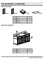 Предварительный просмотр 5 страницы Home Decorators Collection TJ-FTV7222BLU Assembly Instructions Manual