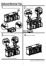 Предварительный просмотр 8 страницы Home Decorators Collection TJ-FTV7222BLU Assembly Instructions Manual