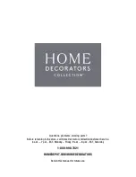 Предварительный просмотр 8 страницы Home Decorators Collection V174814 Use And Care Manual