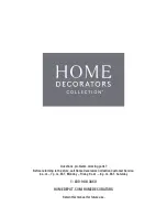 Предварительный просмотр 8 страницы Home Decorators Collection V183105XXA-W5P Use And Care Manual