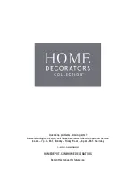 Предварительный просмотр 8 страницы Home Decorators Collection V183105XXB-W5P Use And Care Manual