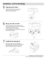 Предварительный просмотр 8 страницы Home Decorators Collection VA-WG0501 1005356001 Assembly Instructions Manual