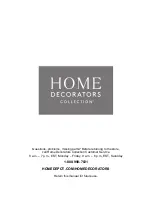 Предварительный просмотр 10 страницы Home Decorators Collection VA-WG0501 1005356001 Assembly Instructions Manual