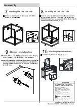 Предварительный просмотр 8 страницы Home Decorators Collection VS8006 Use And Care Manual