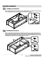 Предварительный просмотр 11 страницы Home Decorators Collection WSFP59HD-14 Assembly Instructions Manual