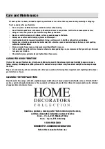 Предварительный просмотр 16 страницы Home Decorators Collection WSFP59HD-14 Assembly Instructions Manual