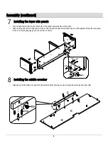 Предварительный просмотр 8 страницы Home Decorators Collection WSFP60ECHD-19 Assembly Instructions Manual