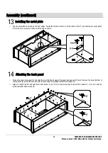 Предварительный просмотр 11 страницы Home Decorators Collection WSFP60ECHD-19 Assembly Instructions Manual