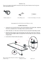 Предварительный просмотр 3 страницы Home Decorators Collection WSMSL-HSDKW Assembly Instructions