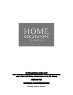 Предварительный просмотр 10 страницы Home Decorators 1004403498 Use And Care Manual