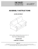 Home Decorators 3700C-LS Assembly Instructions preview