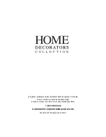 Предварительный просмотр 36 страницы Home Decorators MERWRY Use And Care Manual