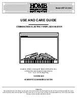 Home Decorators SF122-26AI Use And Care Manual preview