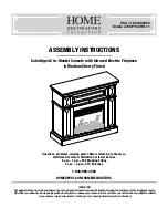 Предварительный просмотр 1 страницы Home Decorators WSFP42HD-11 Assembly Instructions Manual