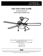 Preview for 1 page of Home Depot 1003 023 405 Use And Care Manual