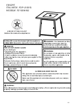 Preview for 1 page of Home Depot F210004-B2 Manual