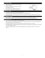 Preview for 10 page of Home Depot HYFP40205-1 Owner'S Manual