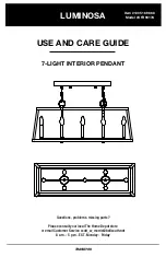 Preview for 1 page of Home Depot LUMINOSA KFR9317A Use And Care Manual